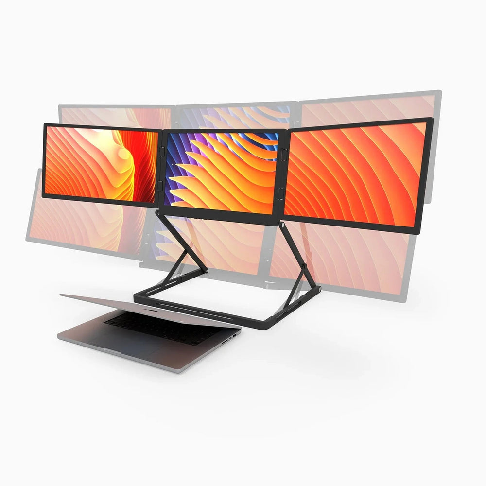 Triple expandable screen travel companion