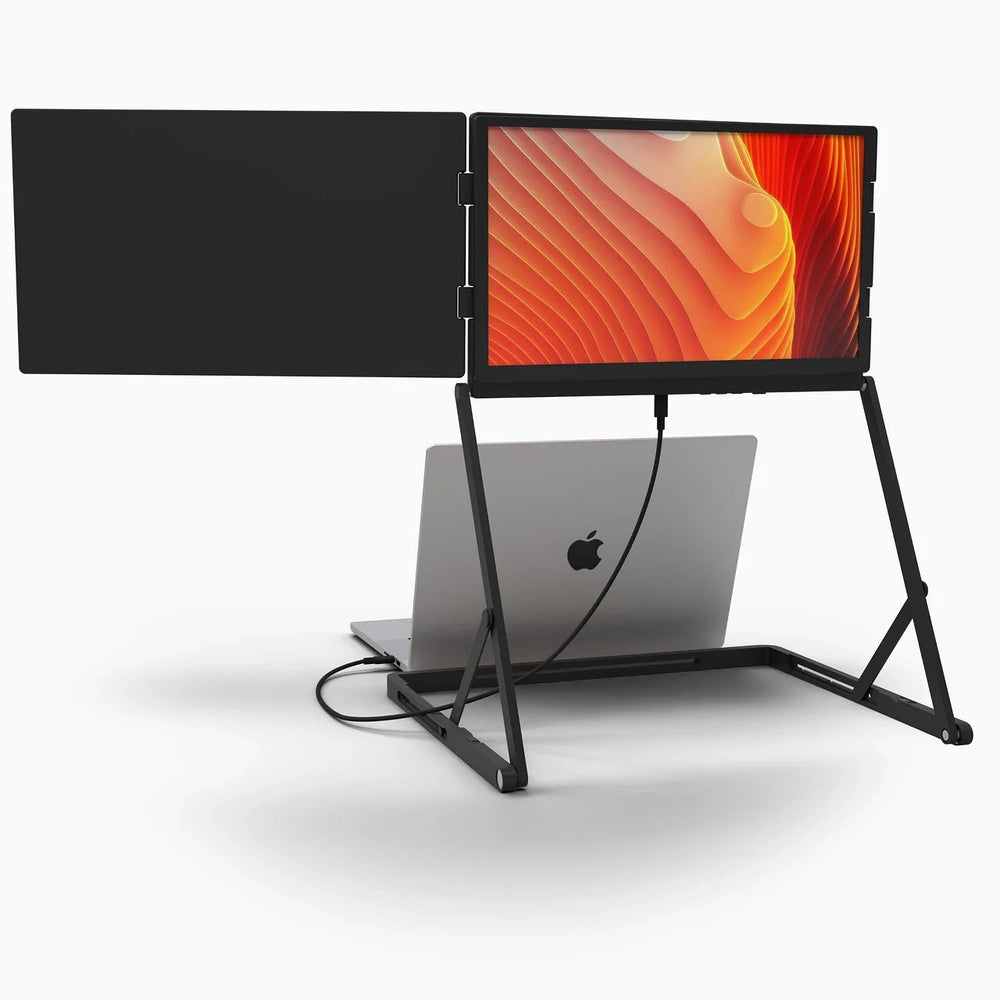Triple expandable screen travel companion